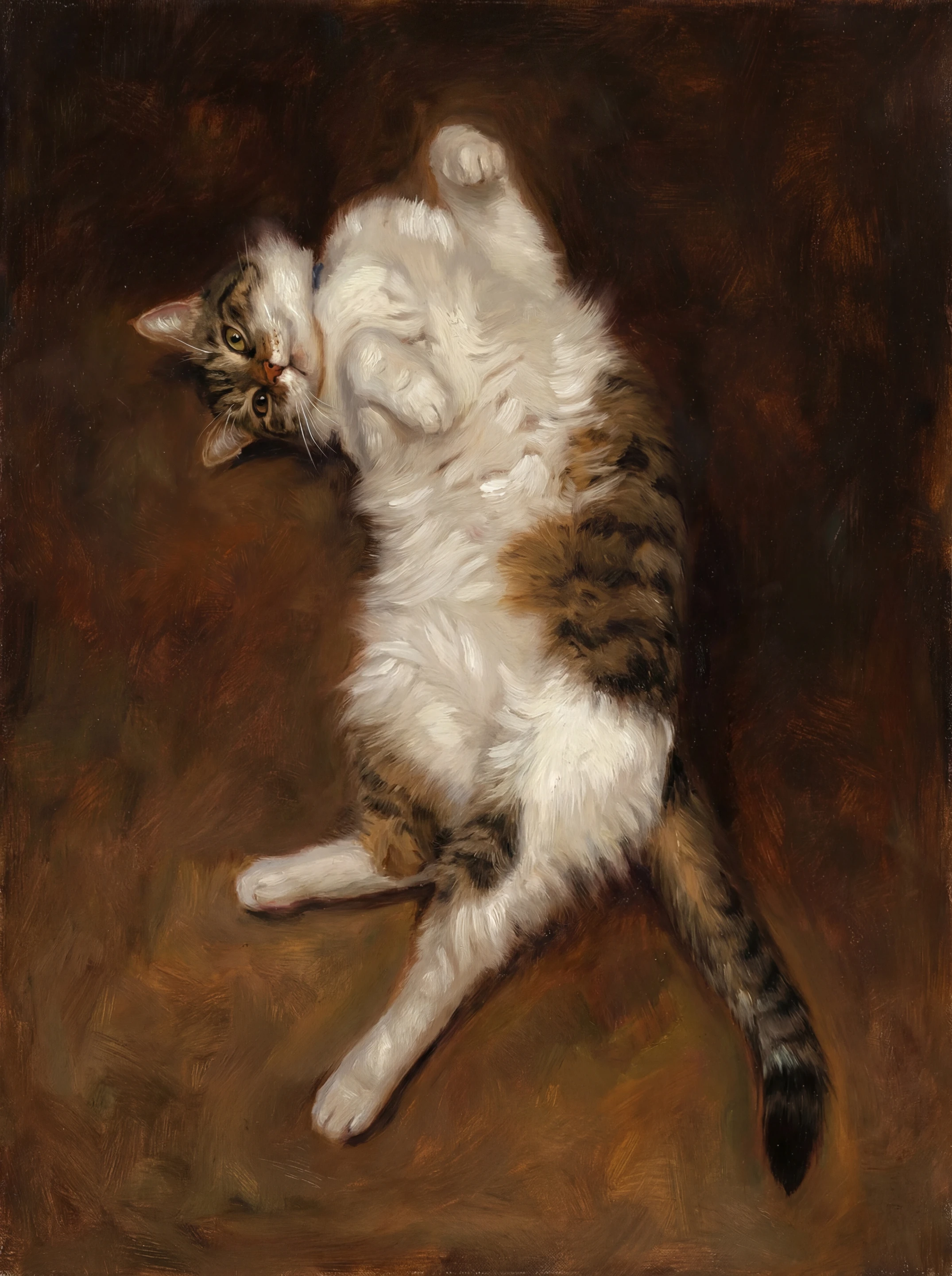 Oil Painting pet portrait example by Loyal Studio