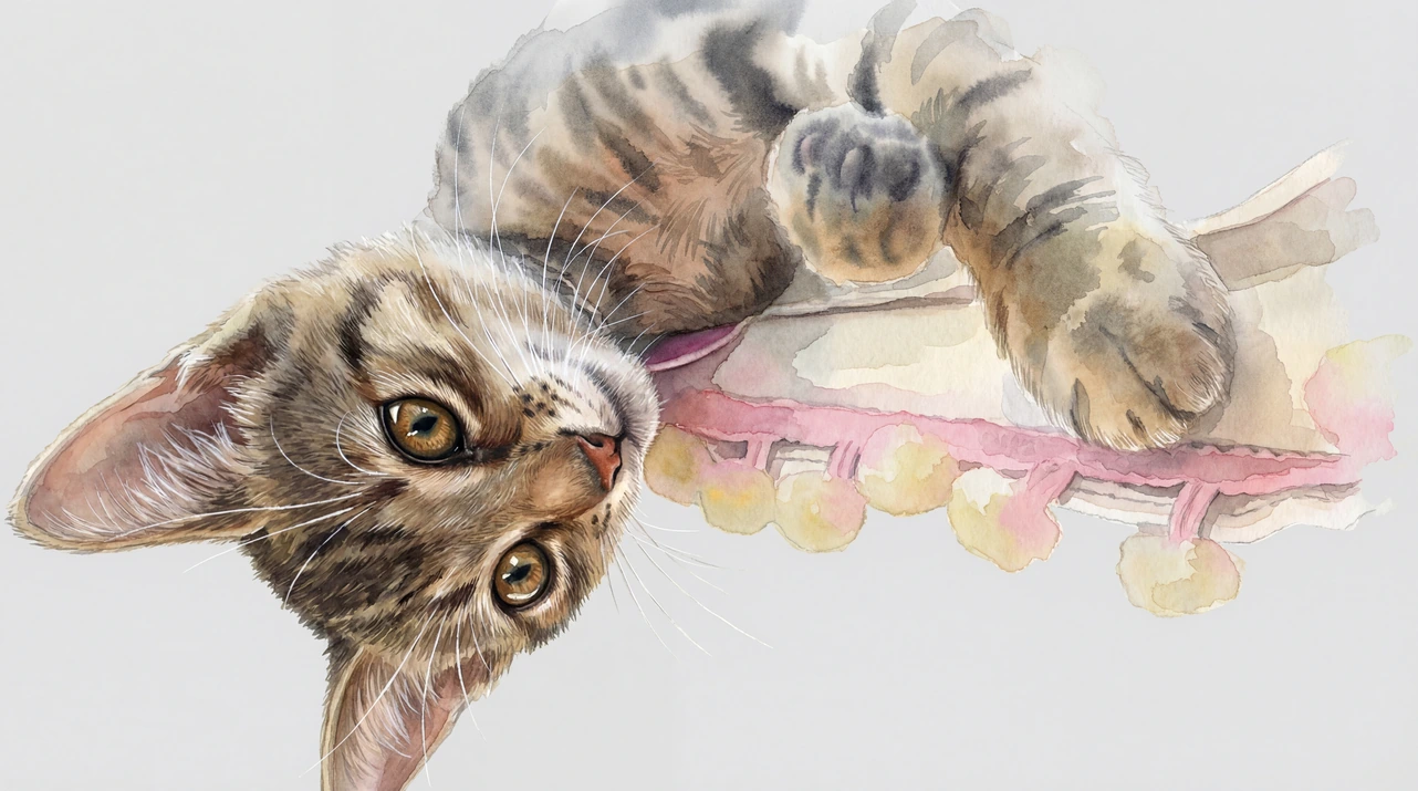 Watercolour pet portrait example by Loyal Studio